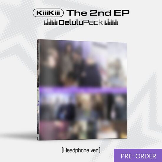{PRE-ORDER} KiiiKiii - 2nd EP Album [Delulu Pack] (Headphone Ver.)
